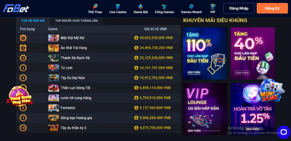 Hoàn trả hàng ngày mb666 app